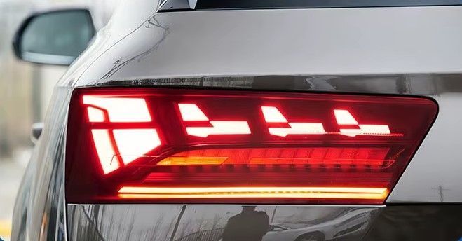 Задние тюнинг лед фонари Audi Q7 2016-2020 г.в. Ауди Ку7, Audi, Альтернативная оптика, Q7, Новое, На штатные места, Q7 (4M) 2015-