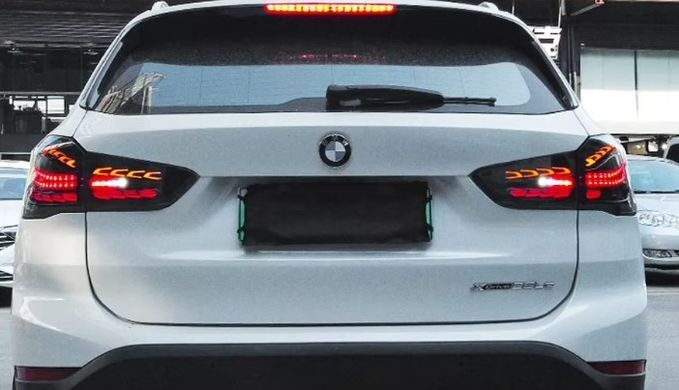 Задні тюнінг лед фонарі BMW X1 F48 2014-2023 р.в. БМВ Х1 Ф48, BMW, Альтернативная оптика, X1, Новое, На штатные места, X1 (E84) 2009-