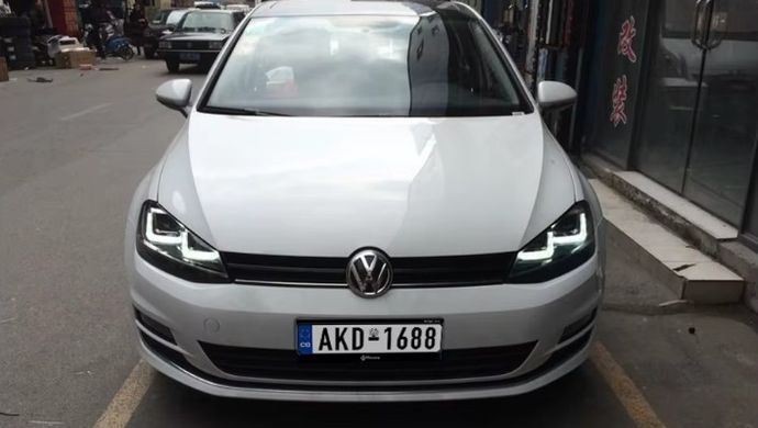 Передние тюнинг лед фары для Volkswagen Golf 7 2012-2019 г.в. Гольф 7, Volkswagen, Альтернативная оптика, Golf, Новое, На штатные места, GOLF VII (5G1) 2012-