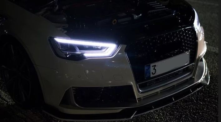 Передние лед фары для Audi A3 дорестайлинг 2013-2016 г.в. Ауди А3, Audi, Альтернативная оптика, A3, Новое, На штатные места, A3 (8V1) 2012-