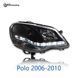 Передні лід фари для Volkswagen Polo/Vento 2006-2010 г. Волксваген Поло