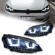 Передние тюнинг лед фары для Volkswagen Golf 7 2012-2019 г.в. Гольф 7, Volkswagen, Альтернативная оптика, Golf, Новое, На штатные места, GOLF VII (5G1) 2012-