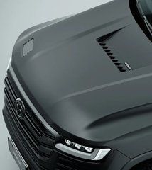 Карбоновый капот с воздухозаборником для Toyota LC300 Land Cruiser 2021+ г.в. Тойота Ленд Крузер 300, Черный