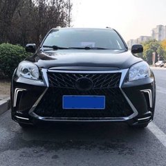 Передний тюнинг бампер Toyota RAV4 2006-2010 г.в. в стиле Lexus, Серый грунт (под покраску), Toyota, Накладка на передний бампер, Требуется, Полипропилен, RAV4, Новое, На штатные места, RAV 4 III (ACA3_, ACE_, ALA3_, GSA3_, ZSA3_) 2005-2012