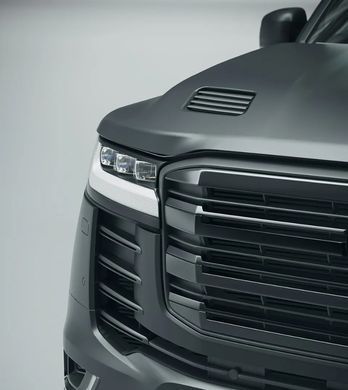 Карбоновый капот с воздухозаборником для Toyota LC300 Land Cruiser 2021+ г.в. Тойота Ленд Крузер 300, Черный