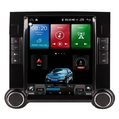 Магнітола в стилі Тесла для Volkswagen VW Touareg 2002 &ndash; 2010 р.в. Волксваген Туарег, Автомагнитола, Volkswagen, Touareg, Новое, На штатные места, TOUAREG (7LA, 7L6, 7L7) 2002-2010
