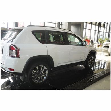 Защитные накладки на арки расширители Jeep Compass 2011-2016 г.в. Джип Компас, Черный, Внешний Тюнинг, Jeep, Расширители арок, Не требуется, ABS-пластик, Compass, Новое, На штатные места