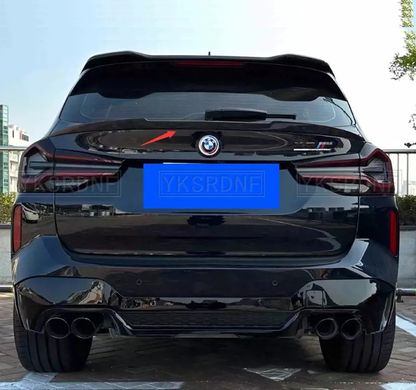 Спойлер кришки багажника BMW X3 G01 X3M iX3 G08 2018 2019 2020 2021 2022 стиль M4, Черный, Зовнішній тюнінг, BMW, Спойлер, Не требуется, ABS-пластик, X3, Новое, На штатные места, X3 (G01) 2017-