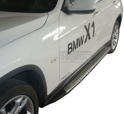 Модельные боковые пороги BMW X1 E-84 2009+ г.в.