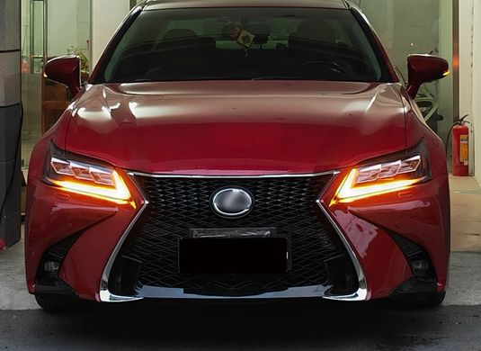 Рестайлинг обвес для Lexus GS 2012-2015 г.в. в стиль 2016+ F-sport, Внешний Тюнинг, Lexus, Комплект обвеса, Требуется, Полипропилен, GS, Новое, На штатные места, GS (GRL1, GWL1) 2012-