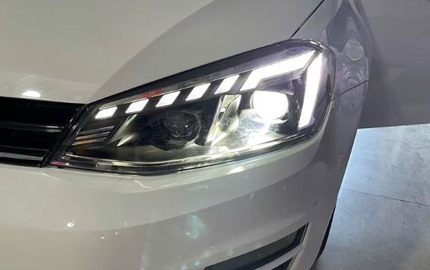 Передние тюнинг лед фары для Volkswagen Golf 7 2012-2019 г.в. Гольф 7, Volkswagen, Альтернативная оптика, Golf, Новое, На штатные места, GOLF VII (5G1) 2012-
