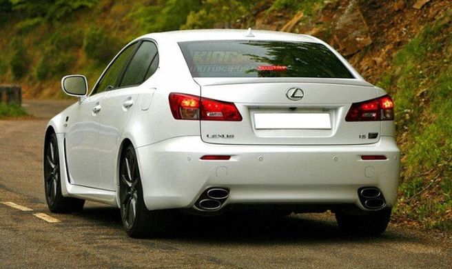 Задний тюнинг бампер Lexus IS 250 2006-2012 г.в.