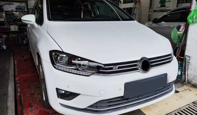 Передние тюнинг лед фары для Volkswagen Sportsvan 2016-2018 г.в. Волксваген Спортван