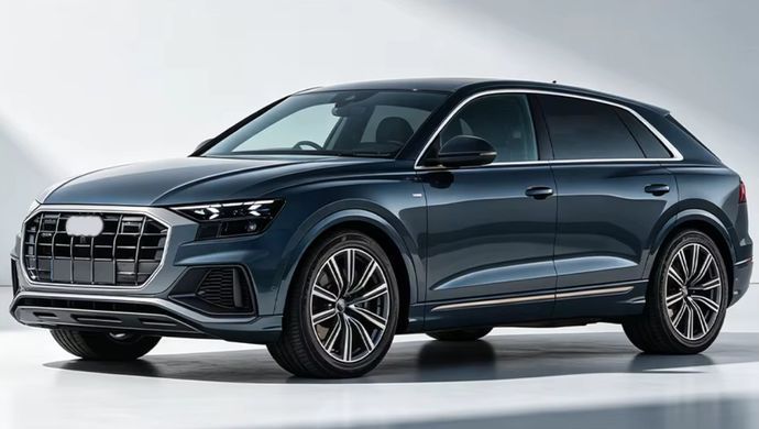Передние тюнинг лед фары для Audi Q8 2019-2023 г.в. Ауди ку8