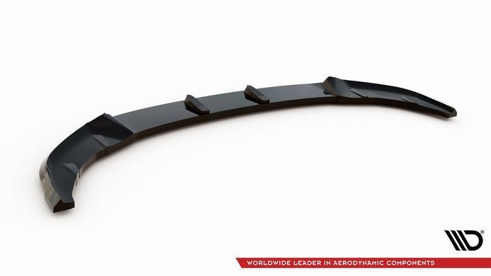 Накладка на передній бампер спліттер для BMW G60 під М-пакет 2023 р.в. БМВ Г60, Черный