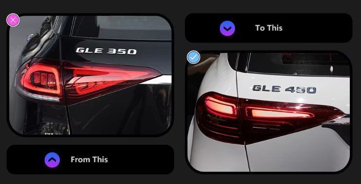 Задні лед ліхтарі Mercedes GLE W167 2019-2024 р.в. Мерседес ГЛЕ 167, Mercedes, Альтернативная оптика, GLE, Новое, На штатные места