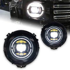 Передние тюнинг лед фары Mercedes G463 G55 G63 G500 2007-2018 г.в., Mercedes, Альтернативная оптика, G-Class, Новое, На штатные места, G-KLASSE (W463) 1989-