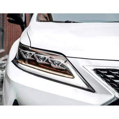 Передние лед фары Lexus RX 2013-2015 г.в. в стиле 2016+, Оптика, Lexus, Альтернативная оптика, RX, Новое, На штатные места, RX (AGL, GGL, GYL) 2008-