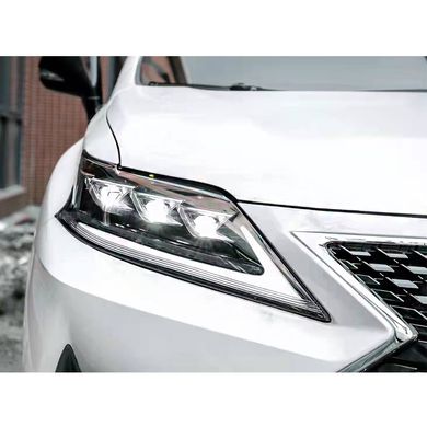 Передние лед фары Lexus RX 2013-2015 г.в. в стиле 2016+, Оптика, Lexus, Альтернативная оптика, RX, Новое, На штатные места, RX (AGL, GGL, GYL) 2008-