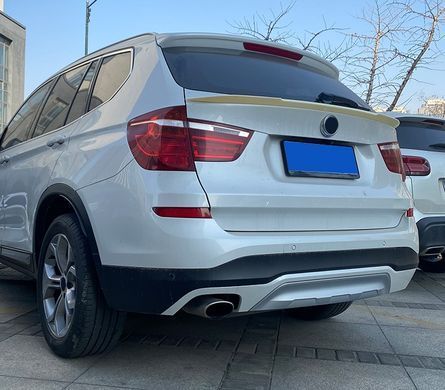 Спойлер крышки багажника BMW X3 F25 2011-2018 г.в. стиль M4, Черный, Внешний Тюнинг, BMW, Спойлер, Не требуется, ABS-пластик, X3, Новое, На штатные места, X3 (F25) 2010-