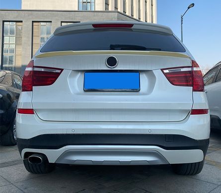 Спойлер крышки багажника BMW X3 F25 2011-2018 г.в. стиль M4, Черный, Внешний Тюнинг, BMW, Спойлер, Не требуется, ABS-пластик, X3, Новое, На штатные места, X3 (F25) 2010-