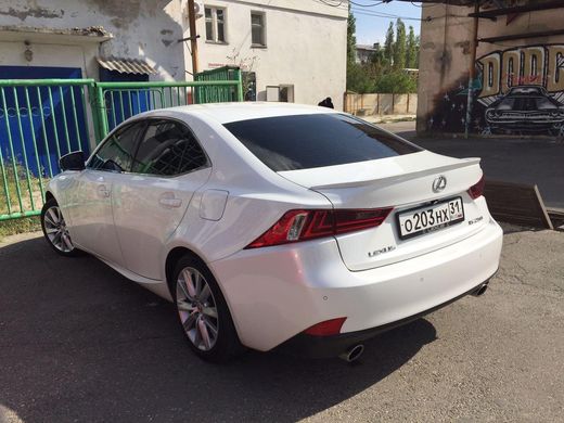 Спойлер багажника (лип спойлер, сабля) Lexus IS 3 2013+ г.в.