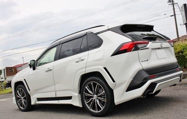 Тюнинг обвес Toyota RAV4 2019+ г.в. в стиле TRD, Toyota, Комплект обвеса, Требуется, Полипропилен, RAV4, Новое, На штатные места, RAV4 V ( 2019- )