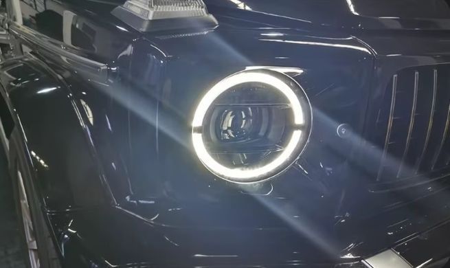 Передние тюнинг лед фары Mercedes G463 G55 G63 G500 2007-2018 г.в., Mercedes, Альтернативная оптика, G-Class, Новое, На штатные места, G-KLASSE (W463) 1989-
