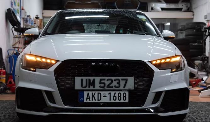 Передние лед фары для Audi A3 рестайлинг 2017-2020 г.в. Ауди А3, Audi, Альтернативная оптика, A3, Новое, На штатные места, A3 (8V1) 2012-