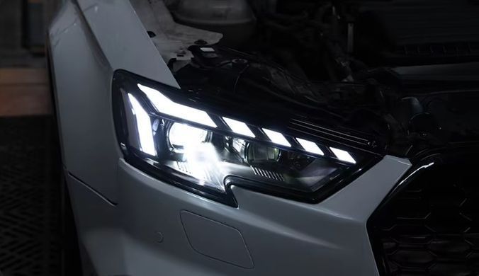 Передние лед фары для Audi A3 рестайлинг 2017-2020 г.в. Ауди А3, Audi, Альтернативная оптика, A3, Новое, На штатные места, A3 (8V1) 2012-
