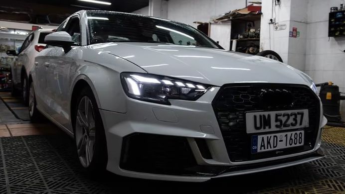 Передние лед фары для Audi A3 рестайлинг 2017-2020 г.в. Ауди А3, Audi, Альтернативная оптика, A3, Новое, На штатные места, A3 (8V1) 2012-