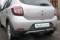 Прицепное устройство со сьемным крюком (Фаркоп) RENAULT SANDERO STEPWAJ 2013+ г.в.