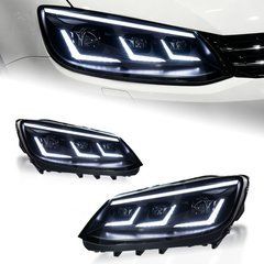 Передние тюнинг лед фары для Volkswagen Sharan 2012-2019 г.в. Волксваген Шаран