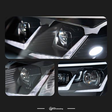 Передние тюнинг лед фары для Volkswagen Sharan 2012-2019 г.в. Волксваген Шаран