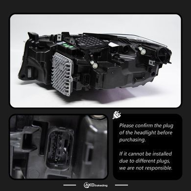 Передние тюнинг лед фары для BMW F34 3 Series GT 2013-2020 г.в. БМВ ГТ