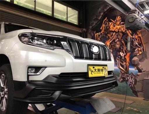Тюнінг обвіс Toyota Prado 150 2018-2023 р.в. стиль Wald, Серый грунт (под покраску), Toyota, Комплект обвеса, Требуется, Полипропилен, Prado, Новое, На штатные места, LAND CRUISER PRADO 2018-