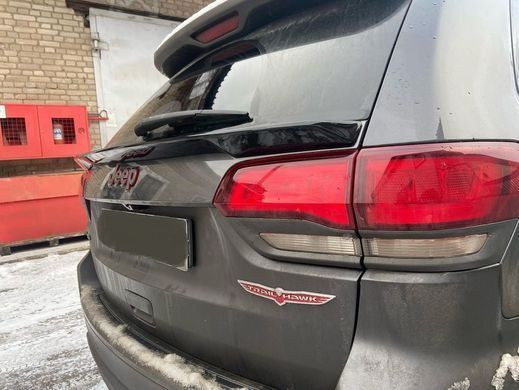 Спойлер нижній кришки багажника Jeep Grand Cherokee 2013-2020 р.в. Гранд Черокі, Черный, Зовнішній тюнінг, Jeep, Спойлер, По желанию, ABS-пластик, Grand Cherokee, Новое, На штатные места, GRAND CHEROKEE IV (WK, WK2) 2010-