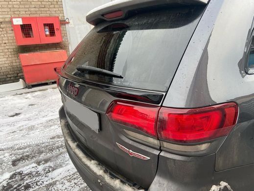 Спойлер нижній кришки багажника Jeep Grand Cherokee 2013-2020 р.в. Гранд Черокі, Черный, Зовнішній тюнінг, Jeep, Спойлер, По желанию, ABS-пластик, Grand Cherokee, Новое, На штатные места, GRAND CHEROKEE IV (WK, WK2) 2010-