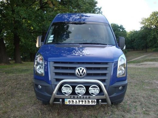 Защита переднего бампер (кенгурятник, бугель, дуга) Volkswagen Crafter