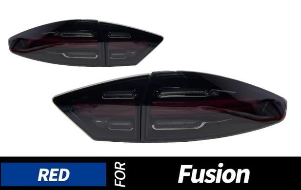Задние тюнинг лед фонари Ford Fusion \ Mondeo 2013-2016 г.в. Форд Фьюжн \ Мондео, Ford, Альтернативная оптика, Fusion, Новое, На штатные места
