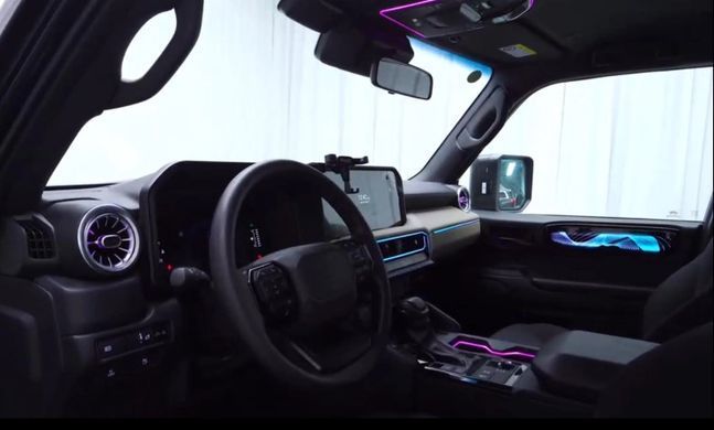 Підсвічування салону RGB для Toyota Prado 250 2024 р.в.