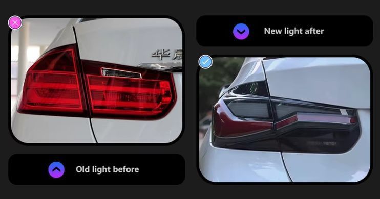Задние фонари для BMW 3 серии F30 2012-2018 г.в. БМВ Ф30, Внешний Тюнинг, BMW, Альтернативная оптика, 3-Series, Новое, На штатные места, 3 (F30, F35, F80) 2011-