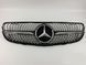 Решітка радіатора Mercedes GLC/GLC coupe X253/C253 2015-2018 р.в. в стилі Diamond чорна, Черный, Зовнішній тюнінг, Mercedes, Решетка радиатора, Не требуется, ABS-пластик, GLE, Новое, На штатные места, GLE-Klass