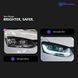 Передні лед фари для Volkswagen Polo 2009-2016 р.в. Волксваген Поло, Черный
