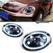 Передні тюнинг лед фари для Volkswagen Beetle 2013-2017 г.в. Волксваген Битл, Volkswagen, Альтернативная оптика, Новое, На штатные места