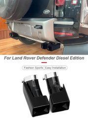 Насадки на глушитель для Land Rover Defender 2020+ г.в. Дефендер, Черный