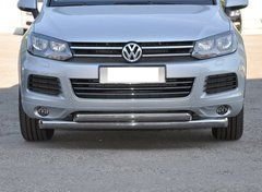 Защита переднего бампера (кенгурятник, бугель, дуга) Volkswagen Touareg d70