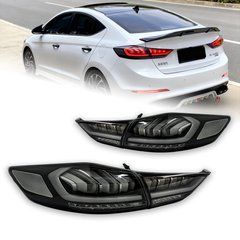 Задние тюнинг лед фонари Hyundai Elantra 2016-2020 г.в. Хюндай Елантра, Hyundai, Альтернативная оптика, Elantra, Новое, На штатные места, Elantra 2016-2018