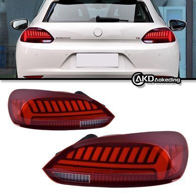 Задние тюнинг лед фонари Volkswagen Scirocco 2009-2016 г.в. Волксваген Скирокко, Volkswagen, Альтернативная оптика, Scirocco, Новое, На штатные места