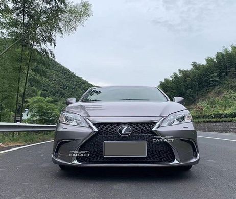 Передний бампер Lexus ES 2006-2012 г.в. в стиле 2018 F-sport, Lexus, Передний бампер, Требуется, Полипропилен, ES, Новое, На штатные места, ES (V4) 2006-2012